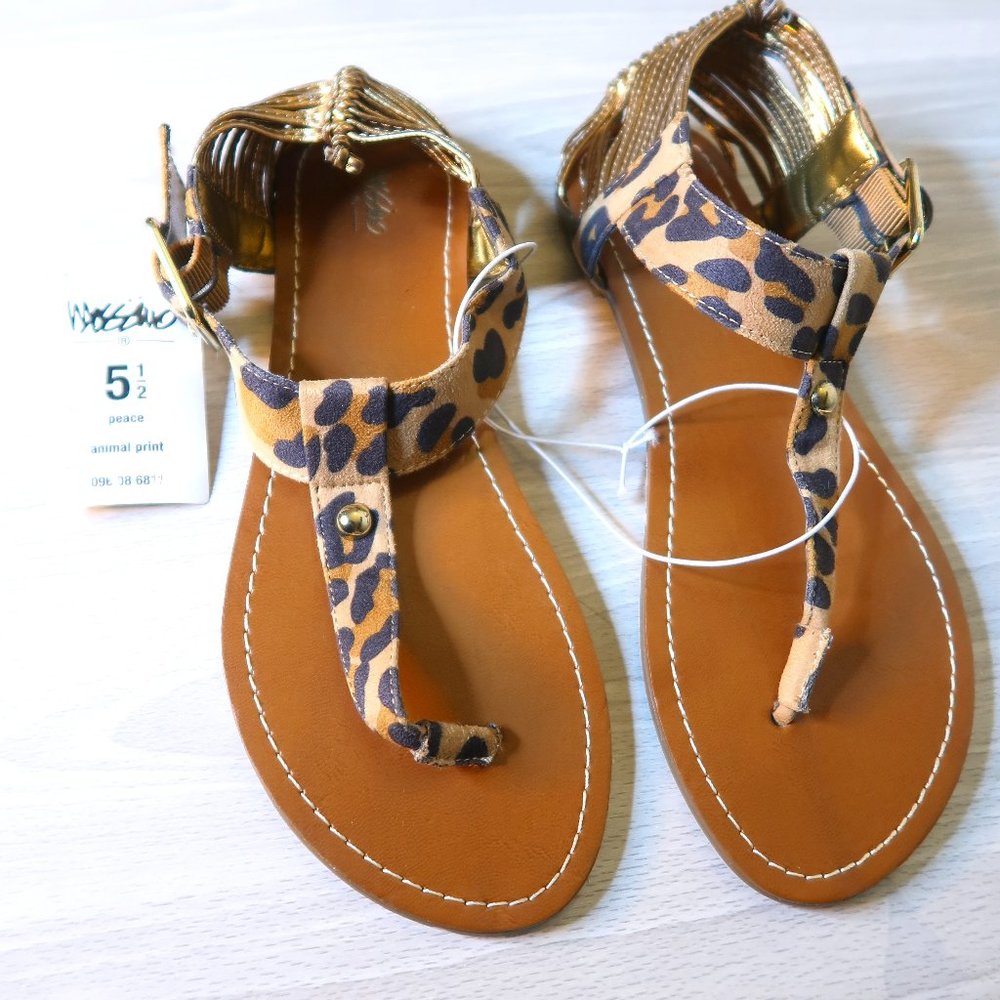 Mossimo Animal Print Sandals Girls